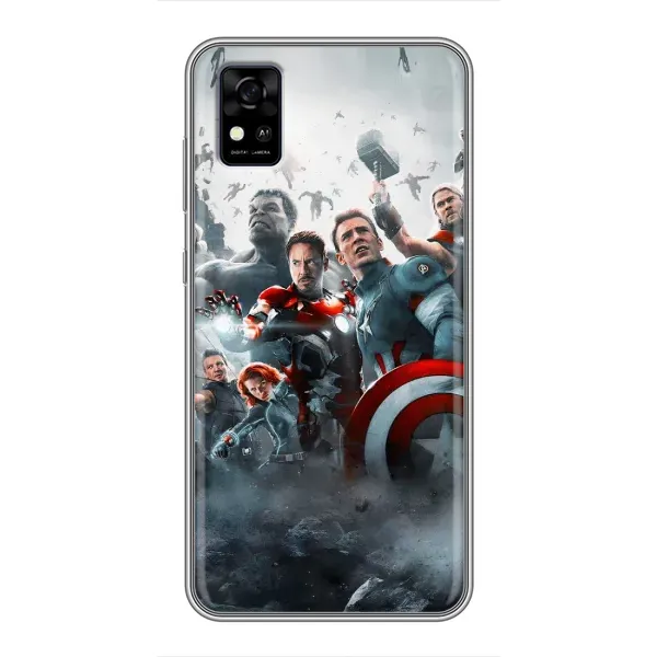 Чехол с рисунком «Команда марвел» для ZTE Blade A31
