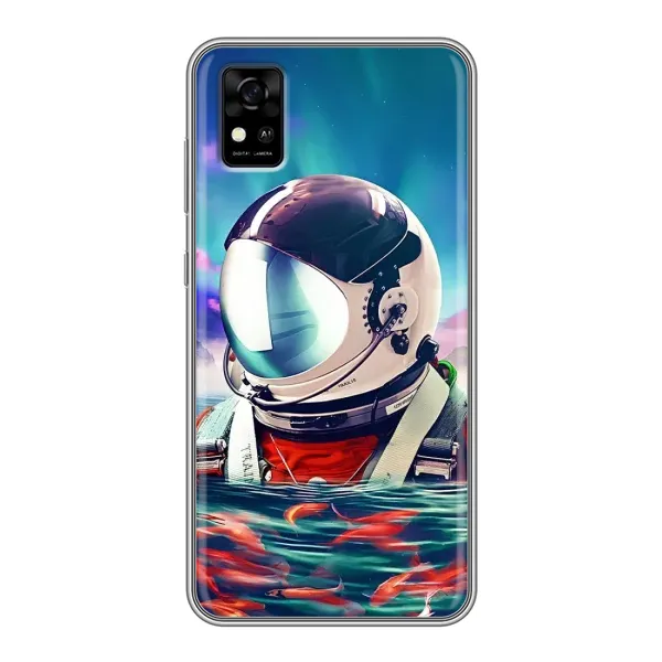 Чехол с рисунком «Космонавт в воде» для ZTE Blade A31 Чехол с рисунком «Космонавт в воде» для ZTE Blade A31
