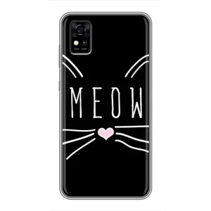 Бампер с изображением Котиков для ЗТЕ Блейд А31 (КОТИК MEOW)
