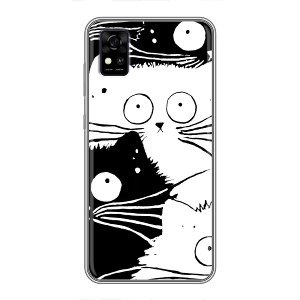 Чехол с рисунком «КОТИКИ» для ZTE Blade A31 Чехол с рисунком «КОТИКИ» для ZTE Blade A31