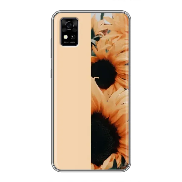 Чехол с рисунком «Красивые подсолнухи» для ZTE Blade A31 Чехол с рисунком «Красивые подсолнухи» для ZTE Blade A31