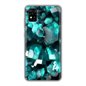 Чехол (Дорого -богато) на ZTE Blade A31 (Кристалы)