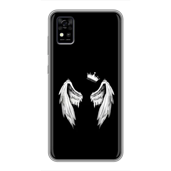 Чехол с рисунком «Крылья и корона» для ZTE Blade A31 Чехол с рисунком «Крылья и корона» для ZTE Blade A31