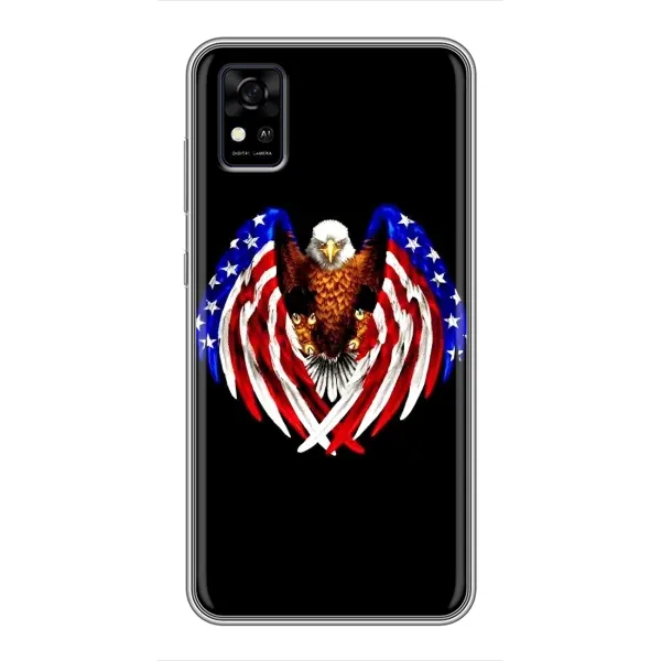 Чехол с рисунком «Крылья США» для ZTE Blade A31 Чехол с рисунком «Крылья США» для ZTE Blade A31