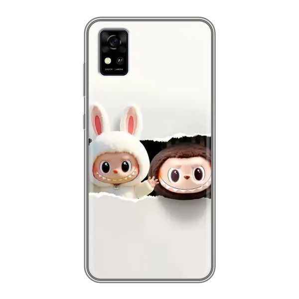 Чехол с рисунком «Фигурки Labubu» для ZTE Blade A31 Чехол с рисунком «Фигурки Labubu» для ZTE Blade A31