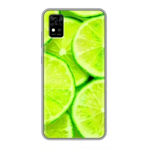 Чехол с изображением вкусной еды для ZTE Blade A31 (Лайм)