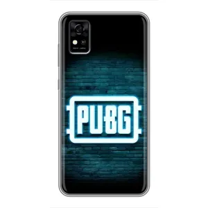 Чехол (TPU) с картинкой "Лого Пабг" на ЗТЕ Блейд А31 (Лого PUBG)