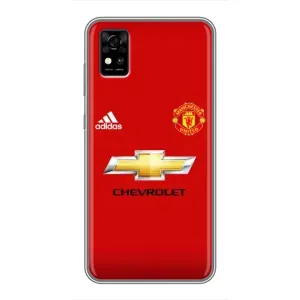 Силиконовые Чехлы принт Футбол на ZTE Blade A31 (Man United)