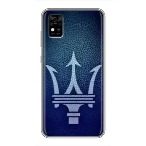Чехлы с тематикой "Крутые машины" на ZTE Blade A31 (Лого Maserati)