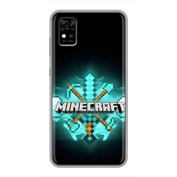 Чехол с рисунком «MineCraft 2» для ZTE Blade A31