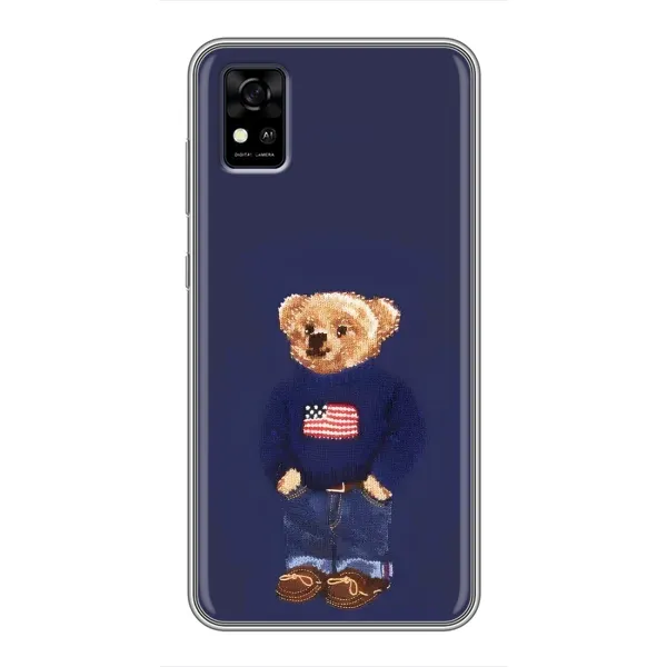 Чехол с рисунком «Мишка USA» для ZTE Blade A31 Чехол с рисунком «Мишка USA» для ZTE Blade A31