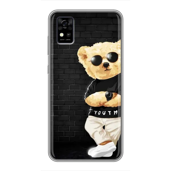 Чехол с рисунком «Мишка в очках» для ZTE Blade A31 Чехол с рисунком «Мишка в очках» для ZTE Blade A31