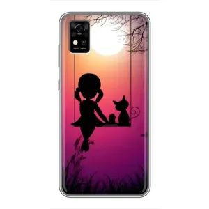 Дівчачий Чохол для ZTE Blade A31 (На гойдалці)