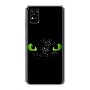 Чехол дракон Беззубик для ZTE Blade A31 (Глаза Беззубика)