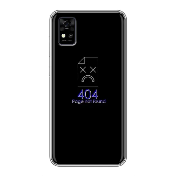 Чехол с рисунком «Ошибка 404» для ZTE Blade A31 Чехол с рисунком «Ошибка 404» для ZTE Blade A31