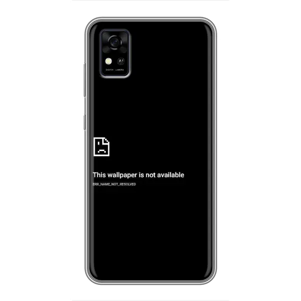 Чехол с рисунком «Ошибка» для ZTE Blade A31 Чехол с рисунком «Ошибка» для ZTE Blade A31