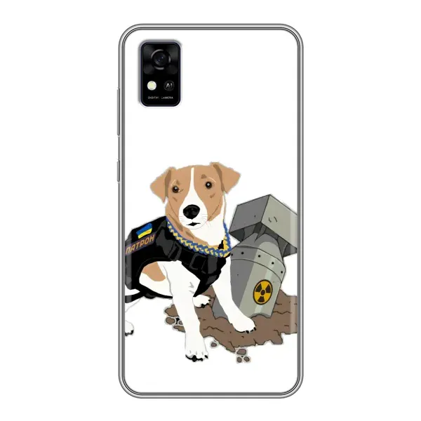 Чохол з малюнком «Пес Патрон з ракетою» для ZTE Blade A31 Чохол з малюнком «Пес Патрон з ракетою» для ZTE Blade A31