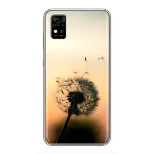 Силіконовий Чохол з кульбабками на ZTE Blade A31 (Роздмухана кульбабка)