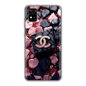 Чехол (Dior, Prada, YSL, Chanel) для ZTE Blade A31 (Шанель)