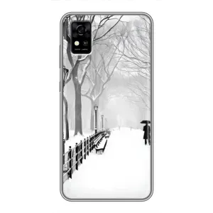 Чехлы на Новый Год ZTE Blade A31 (Снегом замело)