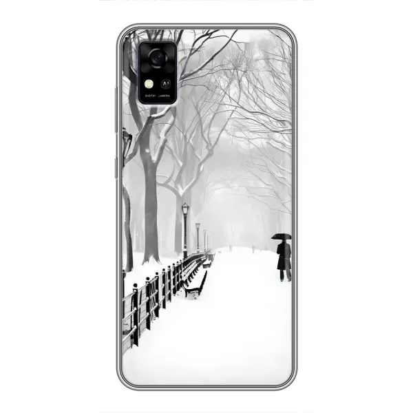 Чехол с рисунком «Снегом замело» для ZTE Blade A31 Чехол с рисунком «Снегом замело» для ZTE Blade A31