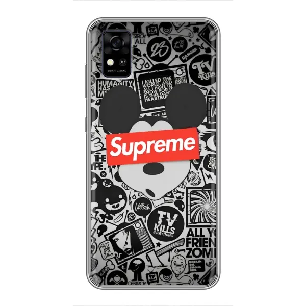 Чехол с рисунком «Supreme Маус» для ZTE Blade A31 Чехол с рисунком «Supreme Маус» для ZTE Blade A31