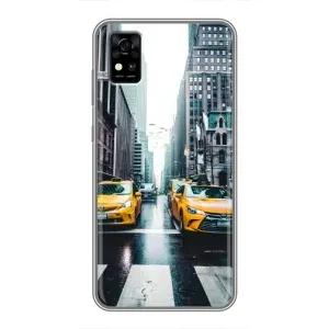 Силиконовый бампер (Работники) на ZTE Blade A31 (Такси)