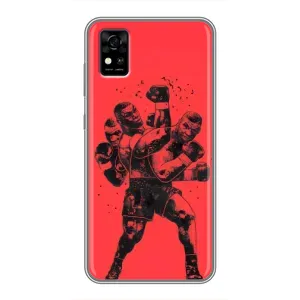 Чехлы с принтом Спортивная тематика для ZTE Blade A31 (Тайсон Бокс)