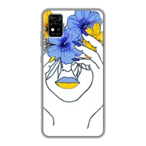 Чохол на ZTE Blade A31 (Український дизайн) (Українка на всю голову)