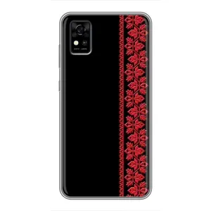 Силиконовый Чехол на ZTE Blade A31 с картинкой Вышиванки