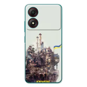 Чохли на військову тематику для ZTE Blade A34 (Азовсталь)