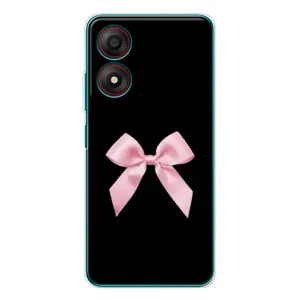 Чохол банти для ZTE Blade A34 (Бант на чорному)