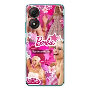 Силиконовый Чехол Барби Фильм на ZTE Blade A34 (Барби)