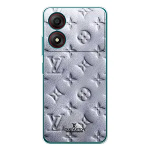 Текстурный Чехол Louis Vuitton для Блейд А34 (Белый ЛВ)