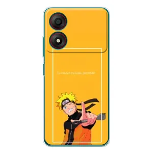 Чохли з принтом НАРУТО на ZTE Blade A34 (Даттебайо)