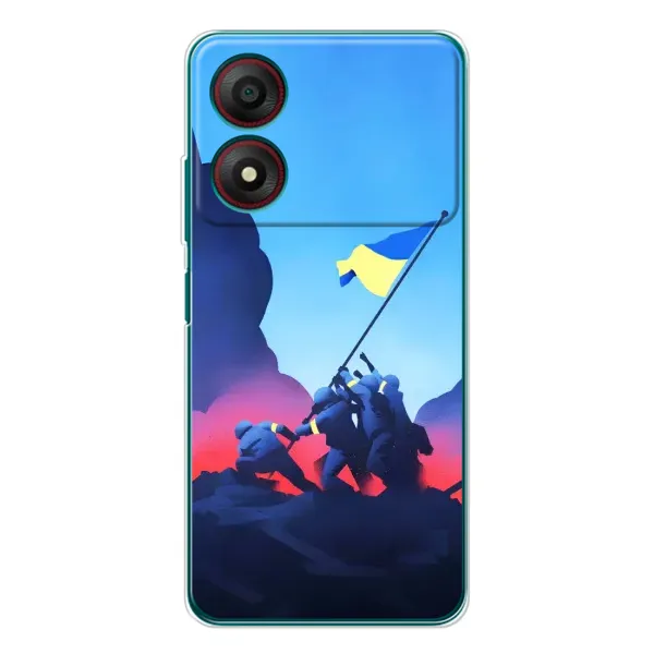Чехол с рисунком «Деокупація» для ZTE Blade A34 Чехол с рисунком «Деокупація» для ZTE Blade A34