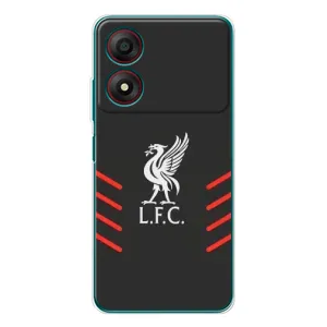 Силиконовые Чехлы принт Футбол на ZTE Blade A34 (Эмблема Liverpool)
