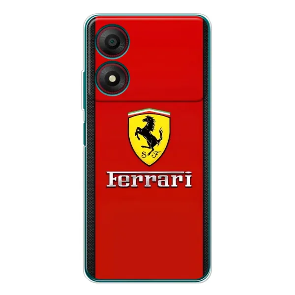 Чехол с рисунком «Ferrari Logo» для ZTE Blade A34 Чехол с рисунком «Ferrari Logo» для ZTE Blade A34