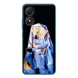 Чехлы с принтом для ZTE Blade A34 Футболист (футболист Холанн)