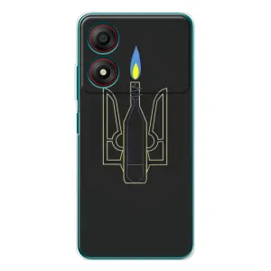 Чохол з картинкою (Патріотичний ГЕРБ) на ZTE Blade A34 (Герб - Молотова)