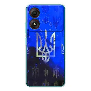 Чохол Укр Символіка для ZTE Blade A34 (Герб)