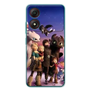 Чехол дракон Беззубик для ZTE Blade A34 (Герои дракона)