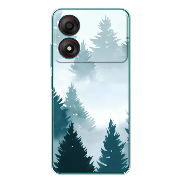 Чехол с рисунком «Горный лес» для ZTE Blade A34 Чехол с рисунком «Горный лес» для ZTE Blade A34