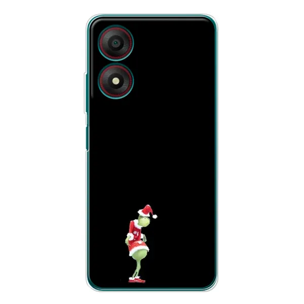 Чехол с рисунком «Гринч на чорном» для ZTE Blade A34 Чехол с рисунком «Гринч на чорном» для ZTE Blade A34