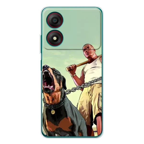 Чехол с рисунком «GTA» для ZTE Blade A34 Чехол с рисунком «GTA» для ZTE Blade A34