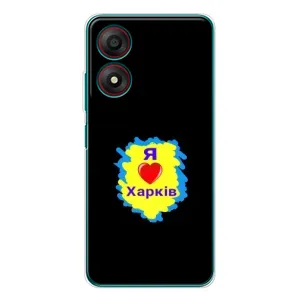 Чохли силіконові (Місто Харків) на Блейд А34 (I LOVE KHARKIV)