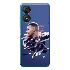 Чехол (TPU) с Футболистом на ZTE Blade A34 (Килиан)