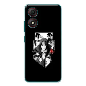 Чохли з принтом Ітачі Учіха на ZTE Blade A34 (Коллаж Ітачі)