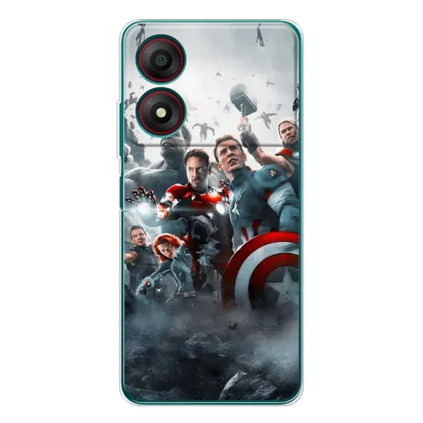 Чехол с рисунком «Команда марвел» для ZTE Blade A34 Чехол с рисунком «Команда марвел» для ZTE Blade A34