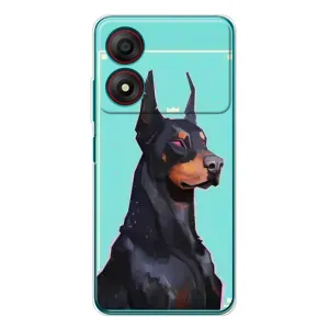 Чохол ДОБЕРМАН для ZTE Blade A34 (Король доберман)